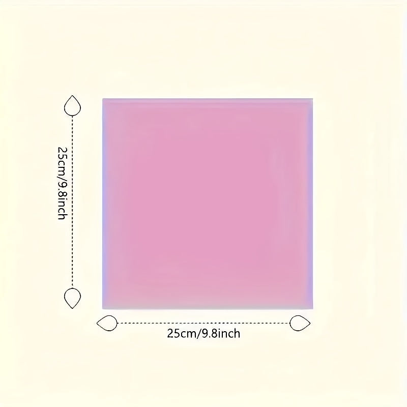 4-Pack Microfiber Towels Embossed Squares Space Theme Soft Absorbent for Home Bathroom