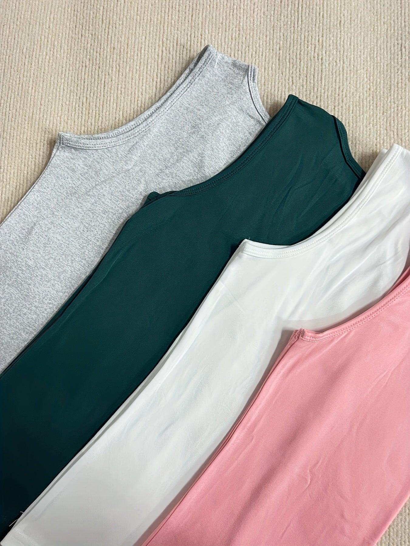 Tops de tirantes sin mangas para mujeres de tallas grandes, crop tops para verano