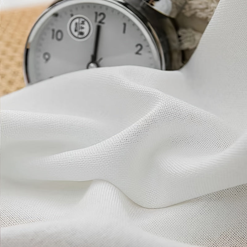 Japanese-Inspired Faux Linen Curtains Thickened Light Blocking Thermal Insulating for Living Rooms Bedrooms