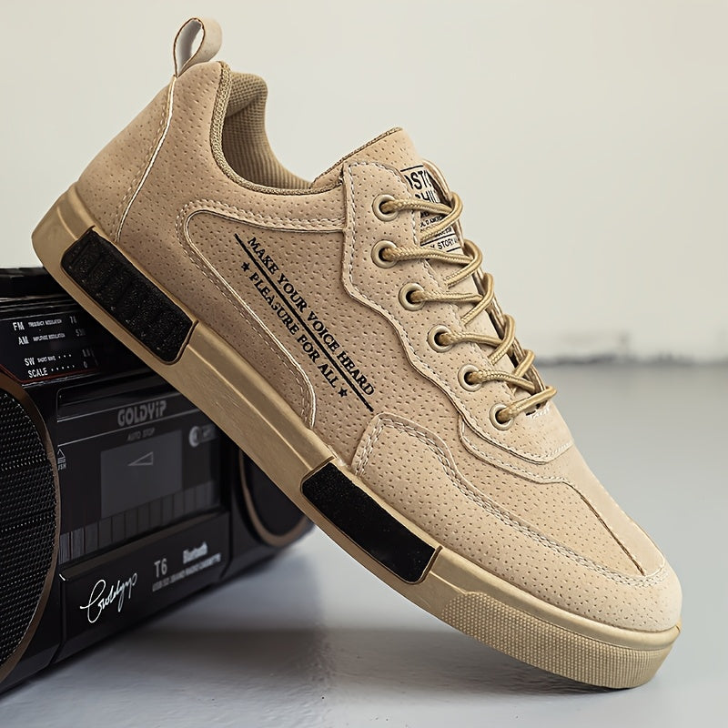 Men's Breathable Low-Top Sneakers for Running Casual All-Season