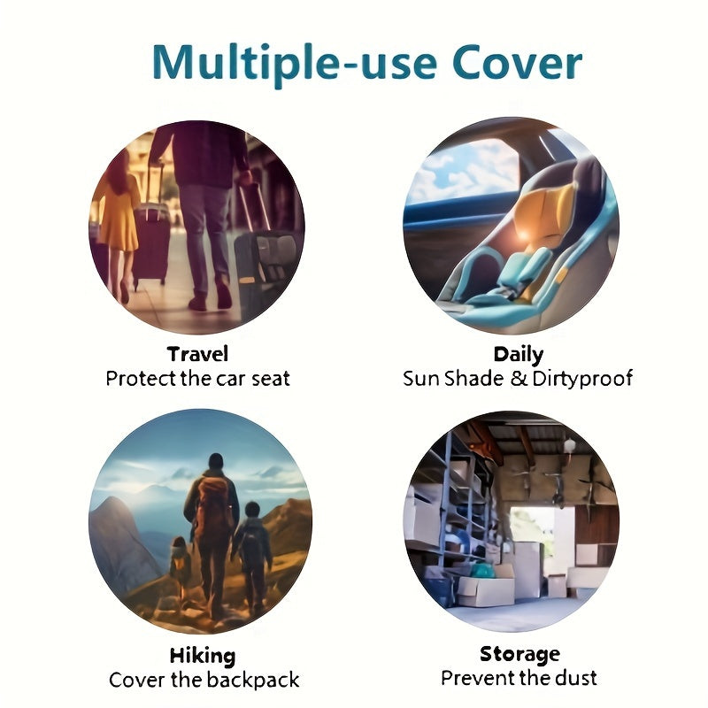 Car Seat Cover Waterproof Dustproof Travel Bag for Airplane and Car Use