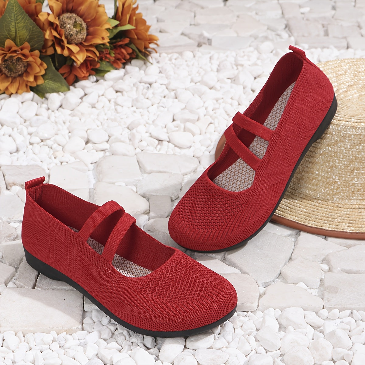 Women Light Blue Slip-On Casual Shoes Faux Sole Comfortable All-Season