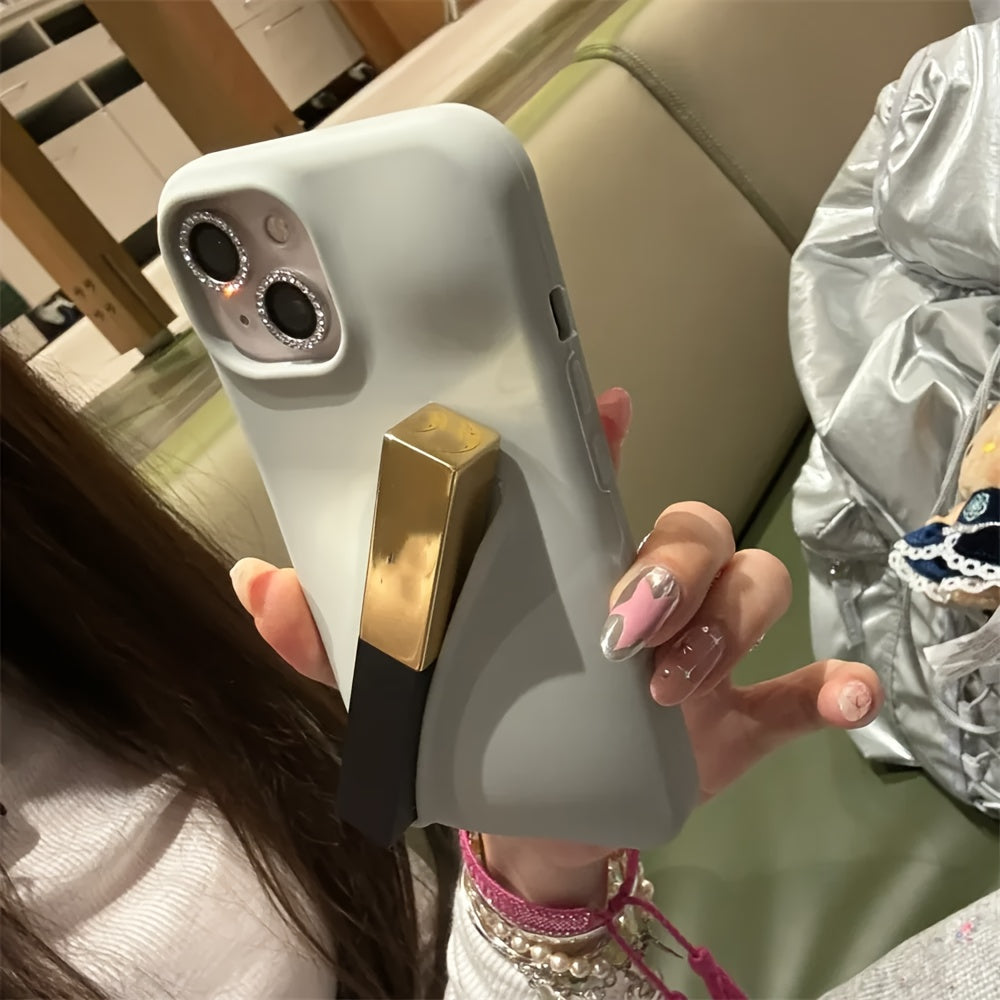 Luxury Silicone Phone Case for iPhone 11 Pro Max 12 13 14 15 with Ruched Design and Lens Protection