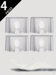 Men's 4-Pack Seamless Boxer Briefs Breathable Nylon Spandex Knit Shortie Underwear