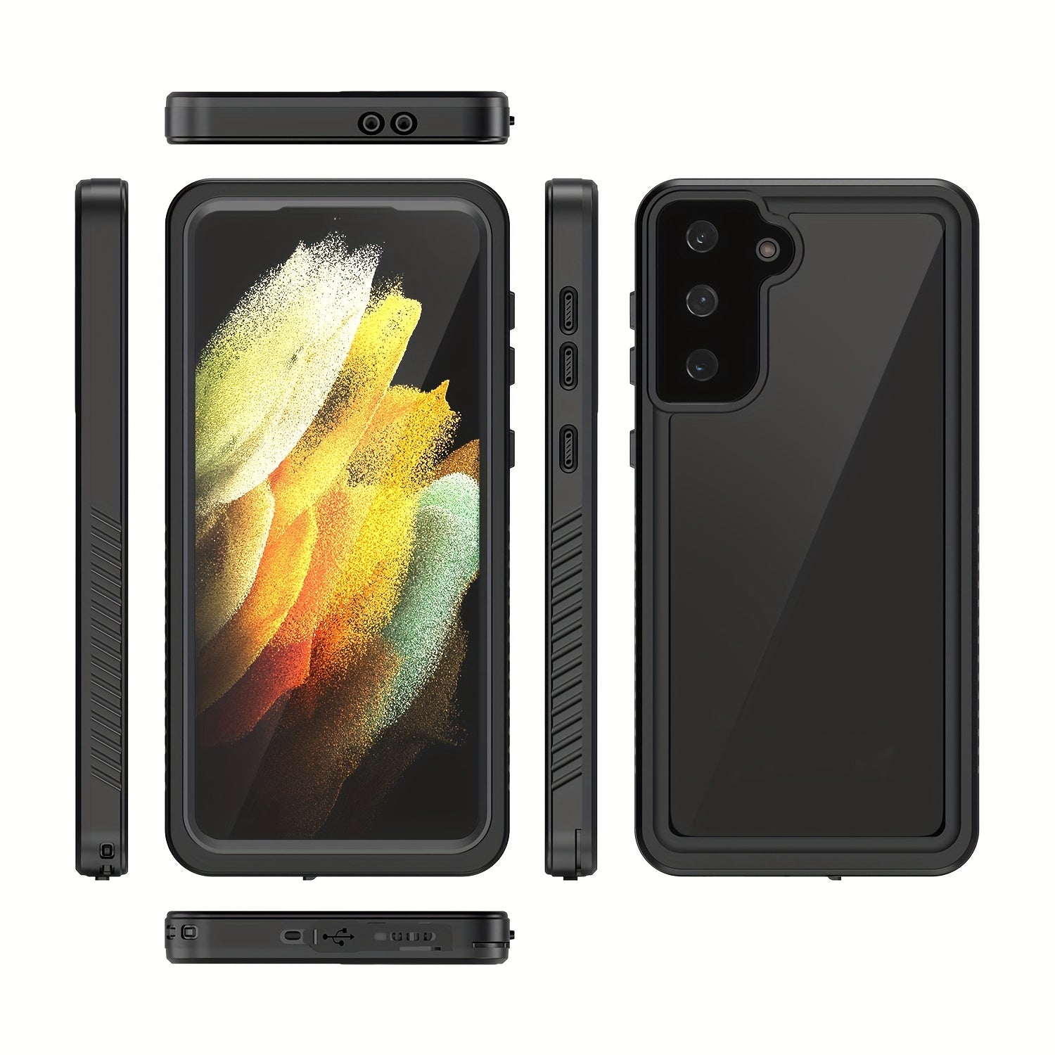 Outdoor Waterproof Phone Case for Swimming and Underwater Photography with Lanyard for Samsung Galaxy S24 Ultra