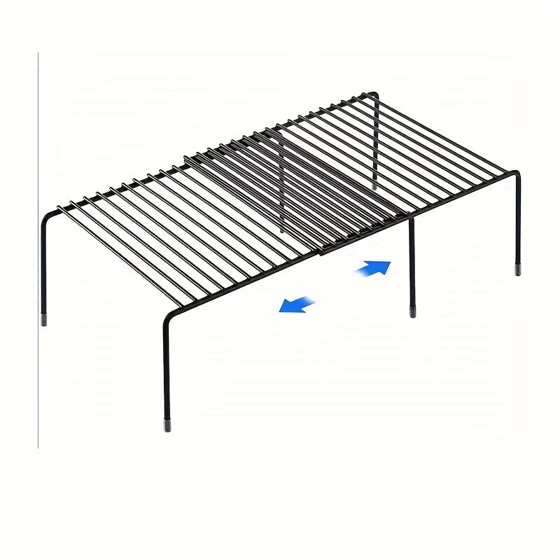 Organizador de estantes para encimera de cocina, resistente a la oxidación, de metal para especias y artículos de despensa