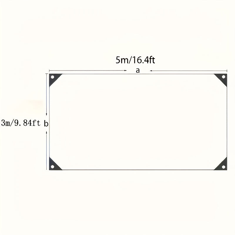 Durable Waterproof Tarpaulin with Reinforced Grommets for Camping and Truck Cover Dark Green