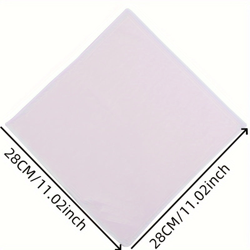 24 Pieces White Cotton Handkerchiefs 7.87 Inch Absorbent for Sweat Wiping Suitable for Men Women and DIY Printing