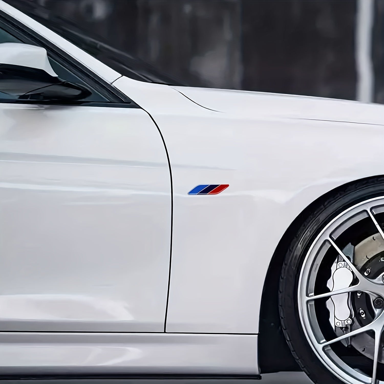 2 шт. Триколор флаг эмблемы пластиковые значки для автомобиля мотоцикла прочные легкая установка