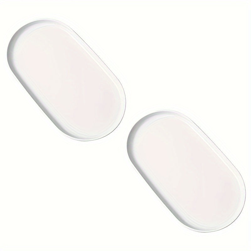2-Piece Oval Plastic Serving Trays for Desserts Pastries Home Restaurant Cafe
