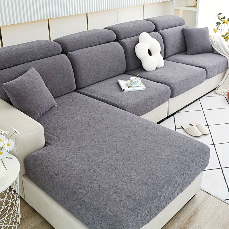 Толстый жаккардовый чехол для диванных подушек с резинкой, идеальная защита мебели для спальни, офиса или гостиной.