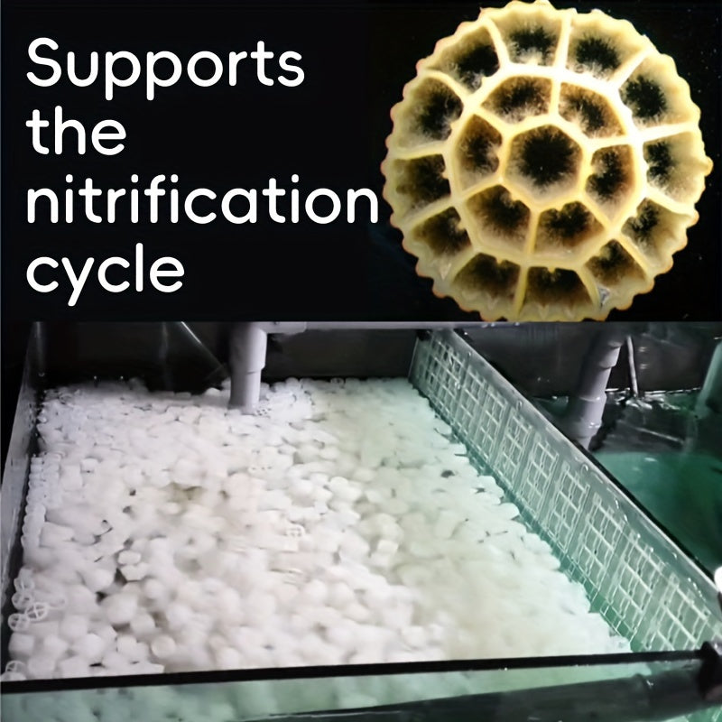 Uncharged PE Biological Pond Filter Media for Nitrification in Fish Tanks and Aquaponics