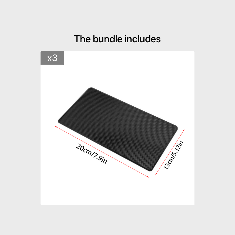 Universal Non-Slip Sticky Mat for Car Dashboard Phone Key Holder 200x130mm