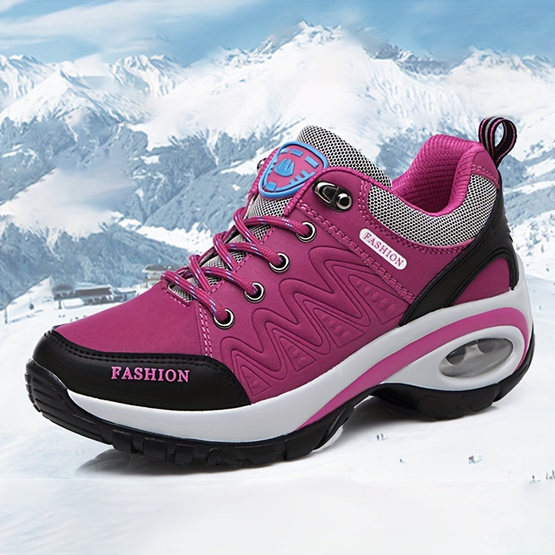 Women's Waterproof Low Top Hiking Sneakers Outdoor Trekking Trainers