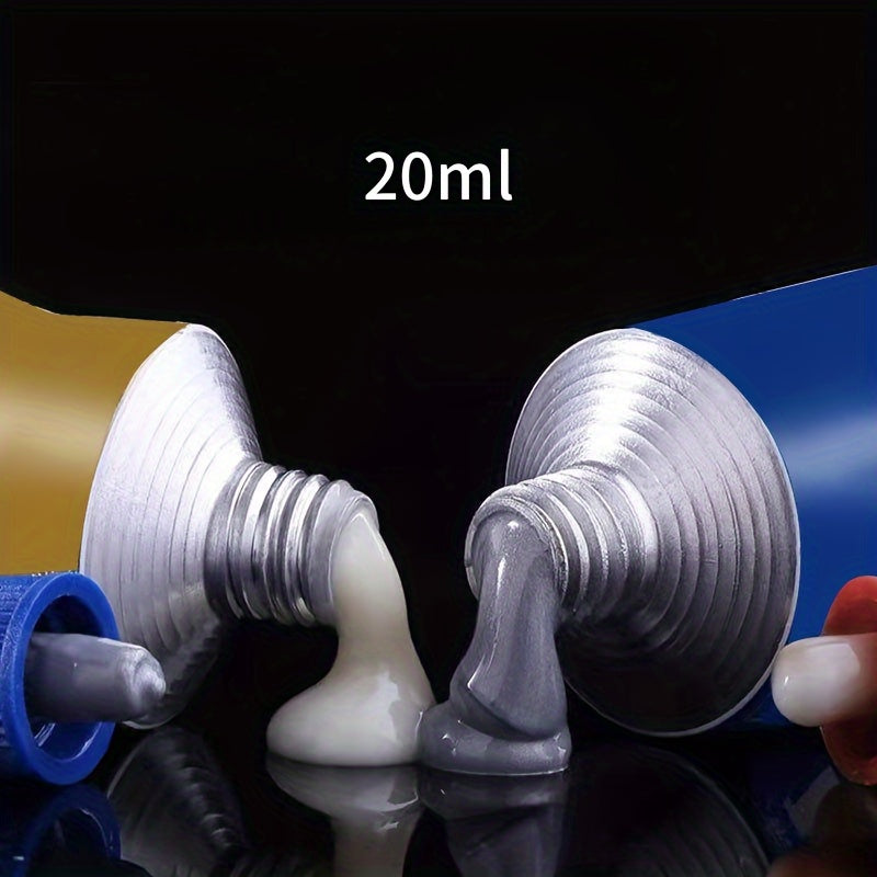 Metallni biriktirish uchun sehrli ta'mirlash yopishtiruvchi, issiqqa chidamli, toksik bo'lmagan, suv o'tkazmaydigan, 20ml-100ml o'lchamlarida mavjud.