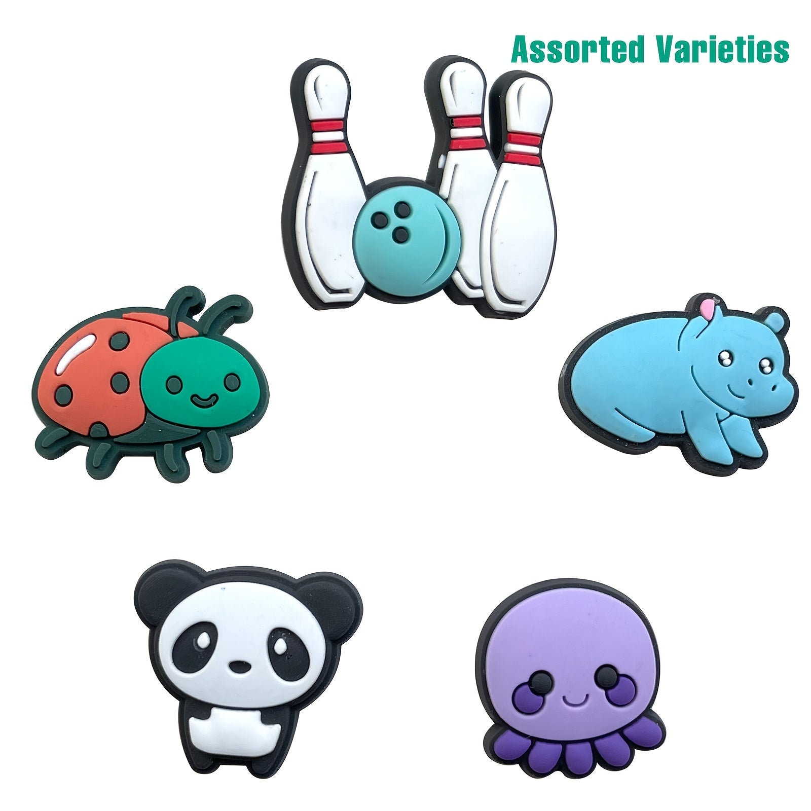 Unisex Shoe Charms Assorted Varieties for Sneakers Decoration 101pcs