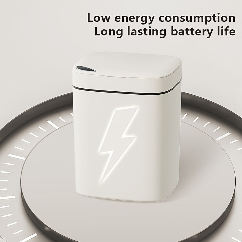 Compactador de basura inteligente sin contacto de 12L con sensor de higiene, alimentado por batería para cocina, baño y oficina