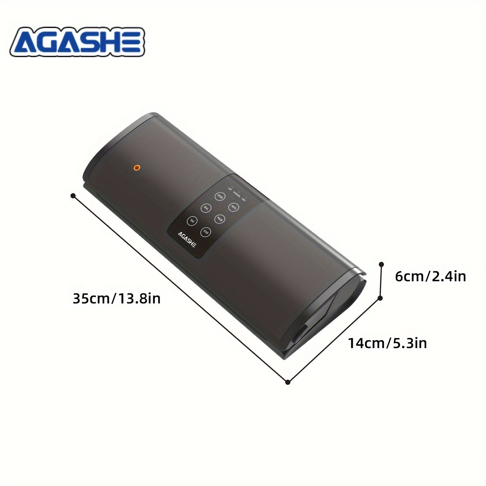 1 dona Vacuum Sealer Machine, Touch Panel bilan, 3 ta issiqlik sozlamasi, 220-240V Evropa plugi, Batareyaga ehtiyoj yo'q, 25x500cm o'lchamdagi roll sumkalar bilan, oshxona uchun kichik va portativ, Bir bosish bilan oziq-ovqat