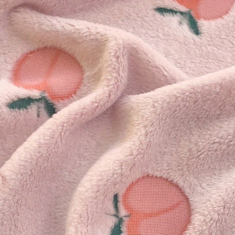 Coral Fleece Throw Blanket Soft Versatile Couch Bed Travel Gift