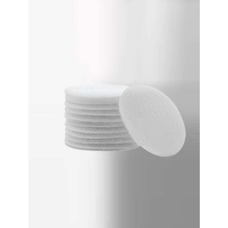 Set of 10 White Polyester Bed Sheet Fasteners Anti-Slip Stickers for Fitted Sheets