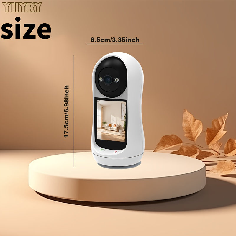 Представляем YIIYRY 1080P HD Умную Камеру Безопасности с Двойным Звуком, Обнаружением Движения, Видеозвонками и Обнаружением Звука. Эта камера предлагает беспроводное соединение WiFi, возможность питания от USB и совместима со смартфонами.