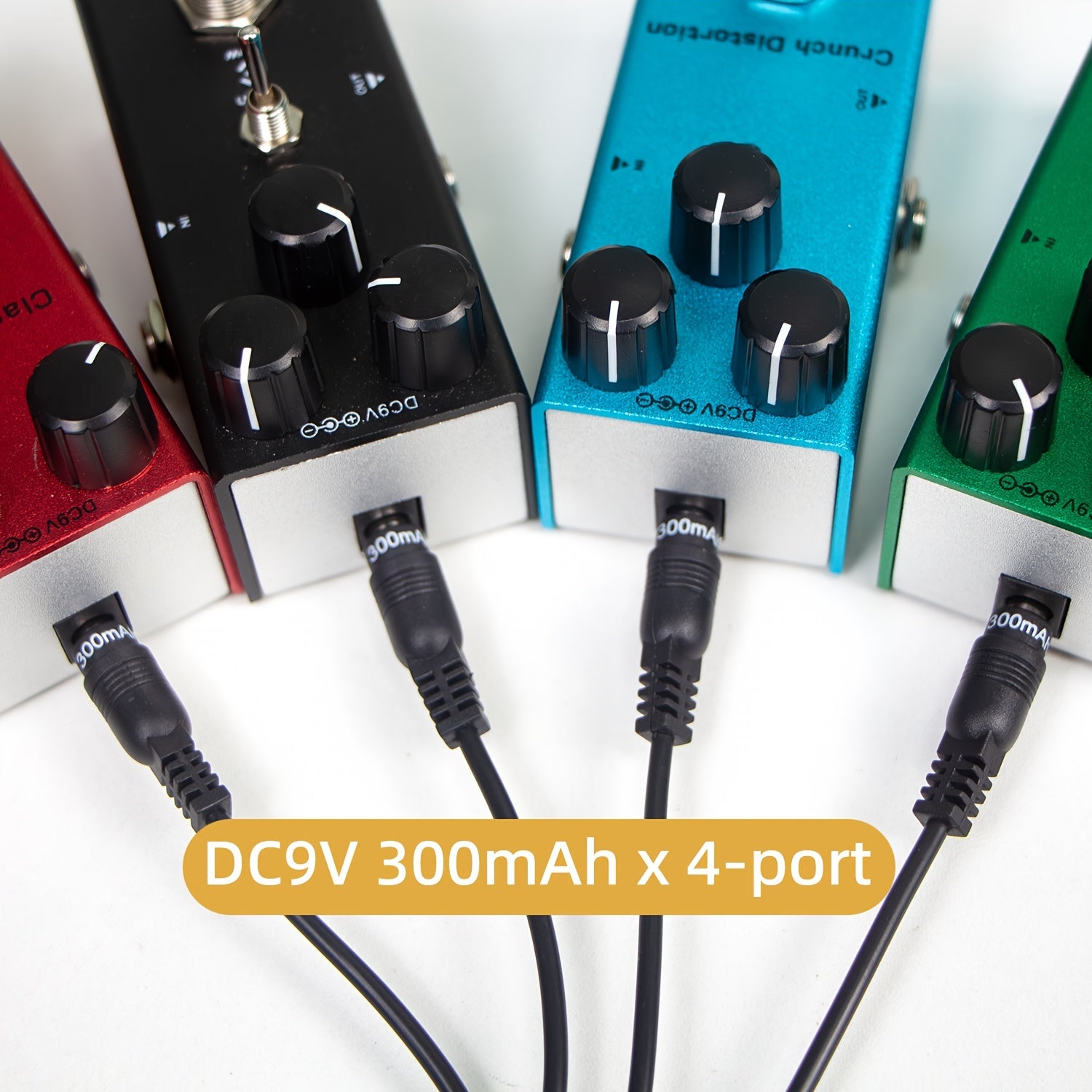 Guitar Pedal Power Supply with 8 Outputs and USB 9V DC Adapter