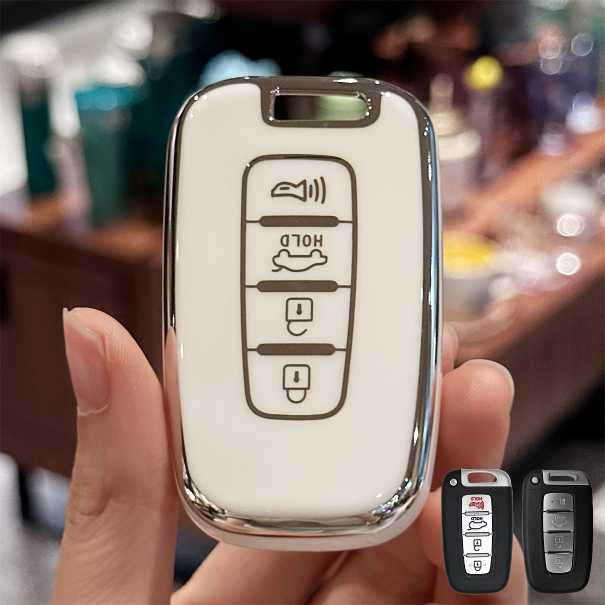 Universal Soft TPU Key Fob Cover for Car Key Protection