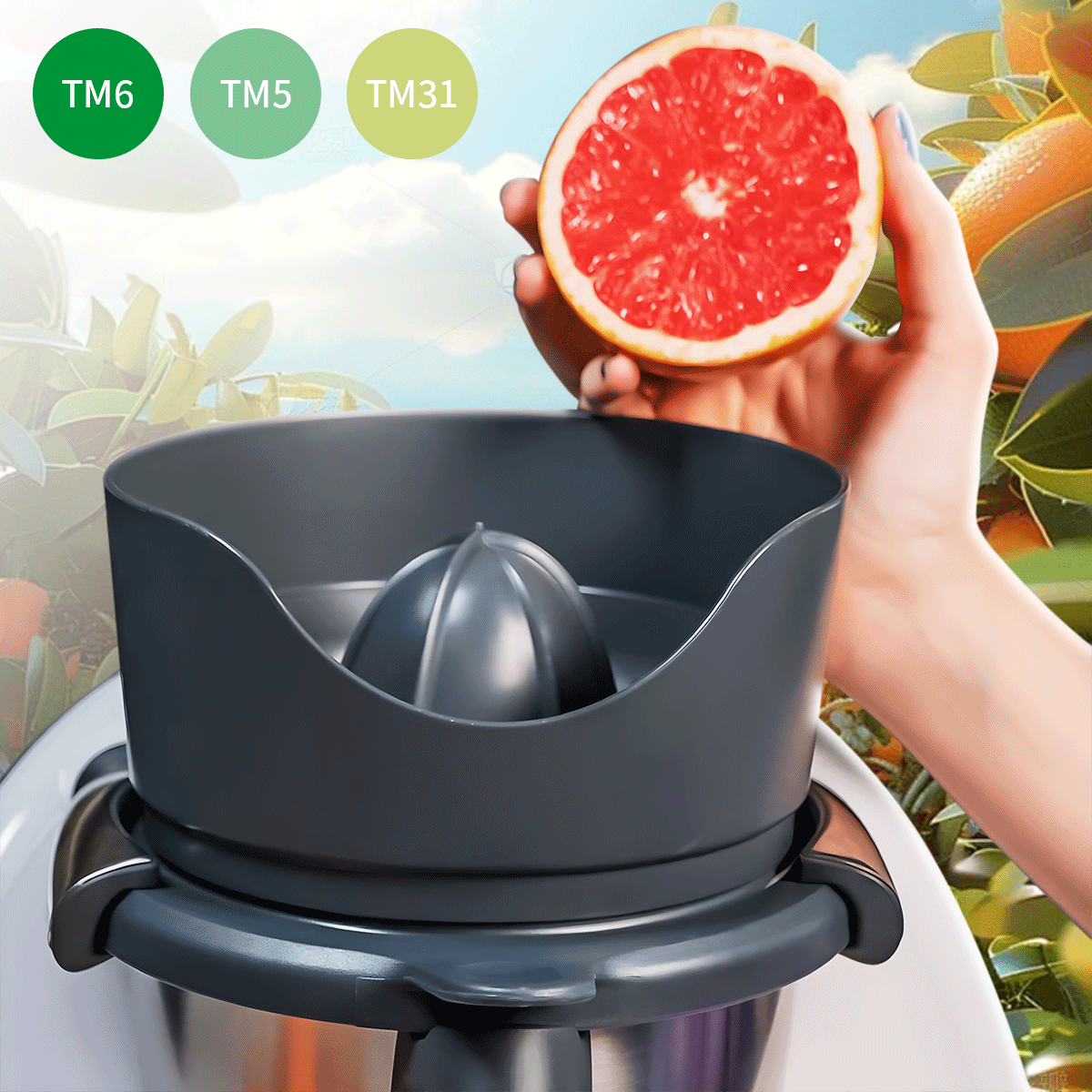 Juicer Accessory Kit Food-Grade Materials Orange Lemon Separator Dishwasher Safe