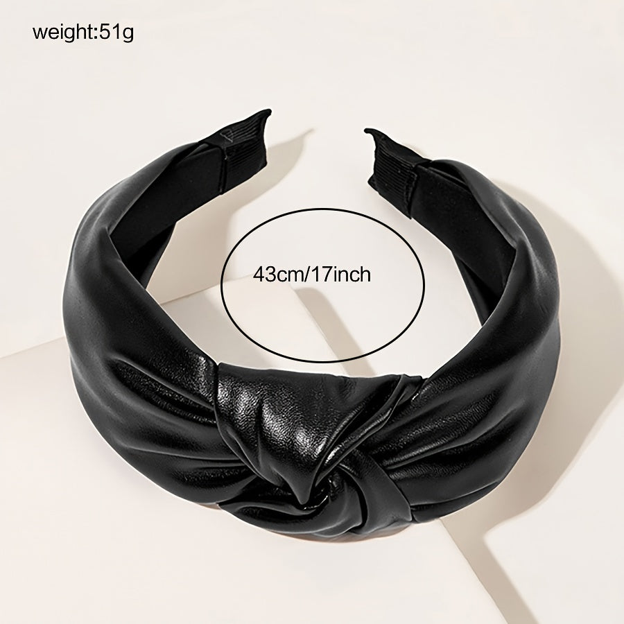 Bandanas con nudo para mujeres y niñas, accesorios para el cabello con nudo cruzado, regalo