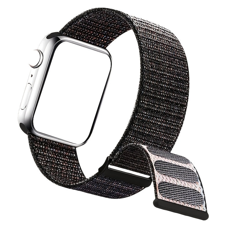 Havo o'tkazuvchi Naylon sport soat bandi, sozlanadigan, Apple Watch Series 38mm 49mm bilan mos keladi