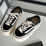 Women's Casual Canvas Sneakers Soft-Sole Breathable Comfortable Walking Shoes