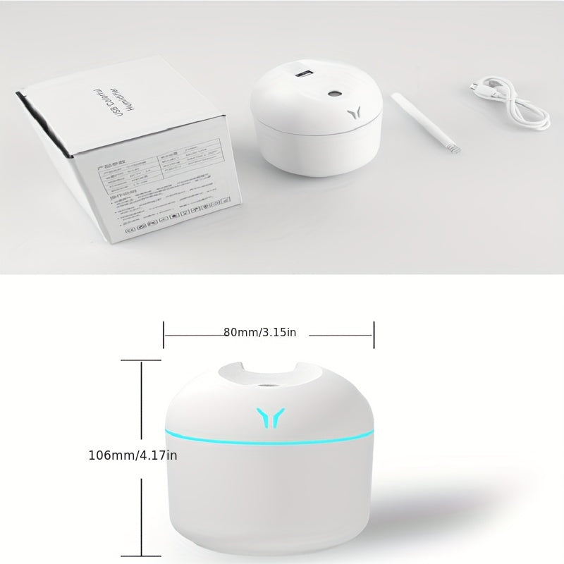 Aromaterapiya namlagich USB havo tozalagich va asosiy yog' diffuzori bilan plastmassa