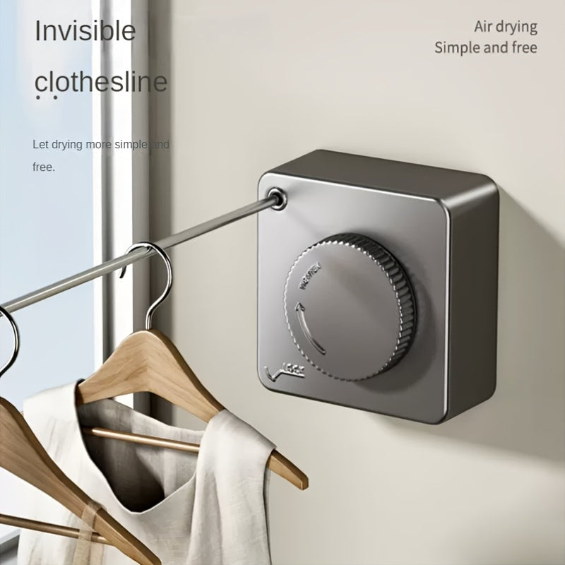 Идеальное решение для нужд сушки в помещении, этот прочный выдвижной катушечный шнур для одежды из нержавеющей стали 304 имеет длину 4,25 метра. Идеален для арендуемых комнат или балконов, он прекрасно подходит для развешивания полотенец, одеял и белья.