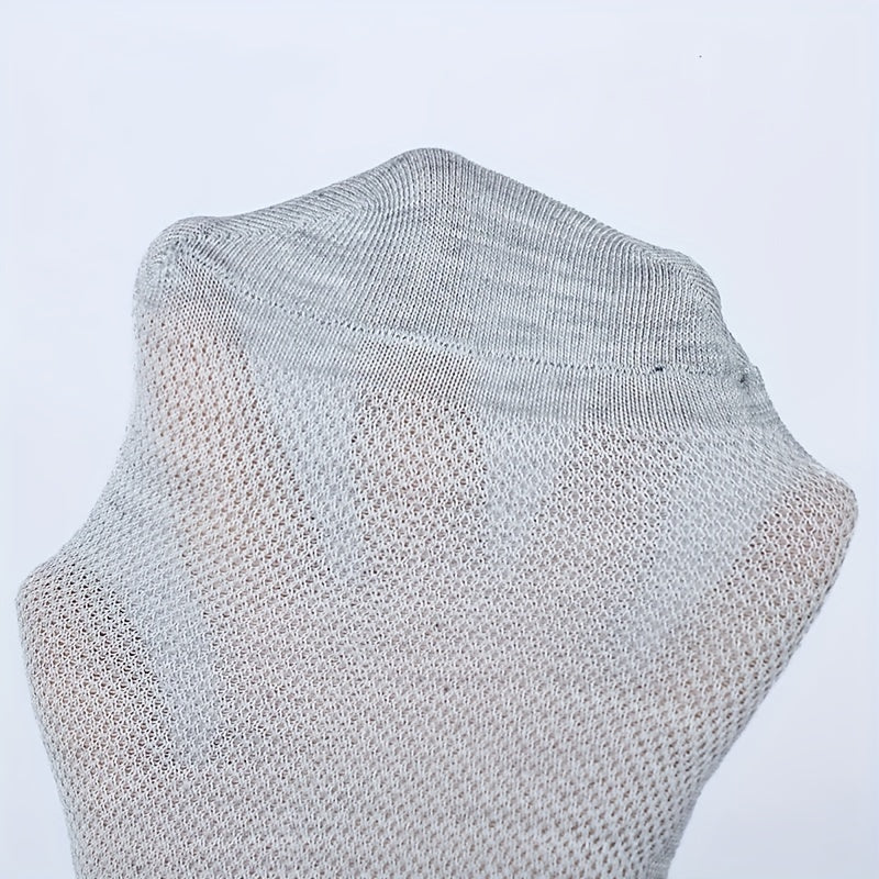 Men's Summer Socks 3 Pairs Breathable Anti-Odor Sweat-Absorbing Cotton