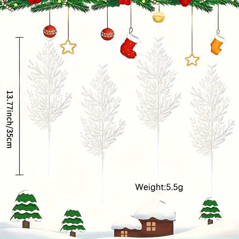 White Pine Branches for Christmas Decor No Electricity or Batteries Seasonal Floral Arrangements