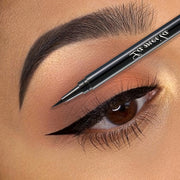 Black Liquid Eyeliner Pen for Women Waterproof Smudge-Proof Long-Lasting