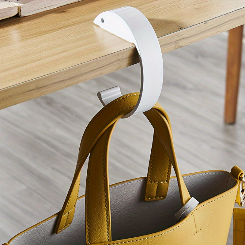 5-Shaped Desk Organizer with Removable Hook for Easy Mobility