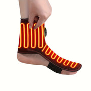 Unisex USB Heated Ankle Massager with Adjustable Temperature and Sports Protection