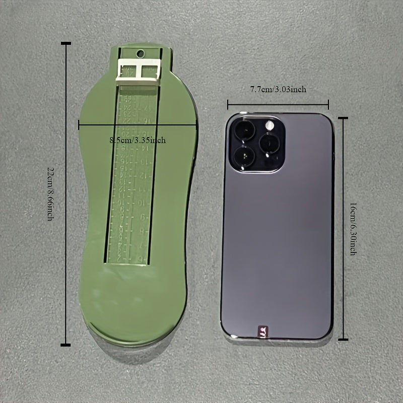 Herramienta de medición Baby Foot para bebés y niños pequeños, medidor de talla de zapato de plástico