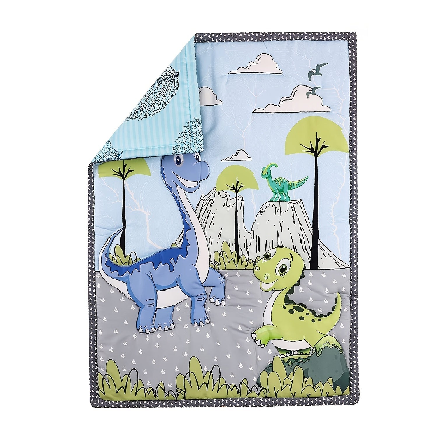 Baby Dinosaur Elf Bedding Set 3 Piece for Infants and Toddlers Christmas Halloween