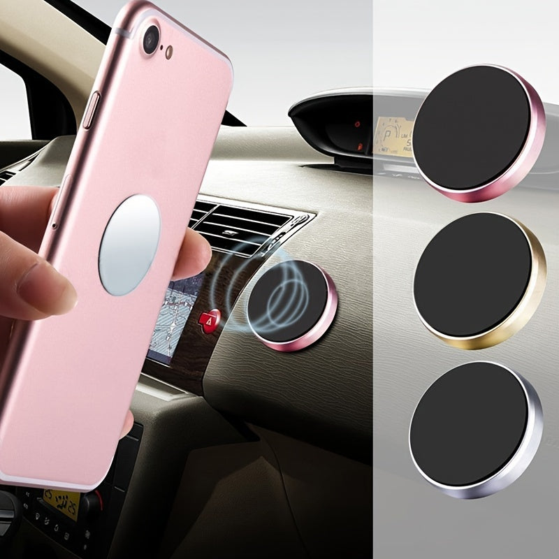 Universal Magnetic Phone Holder for Car and Desk, Adjustable, Durable Material
