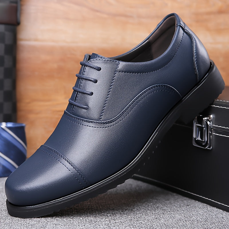 Men's Classic Oxford Shoes Leather Formal Dress Shoes for Weddings Business Parties