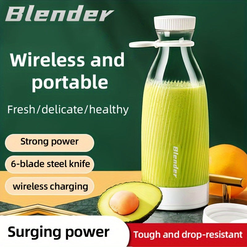 Wireless Mini Fruit Juicer Portable USB Rechargeable Juicing Device