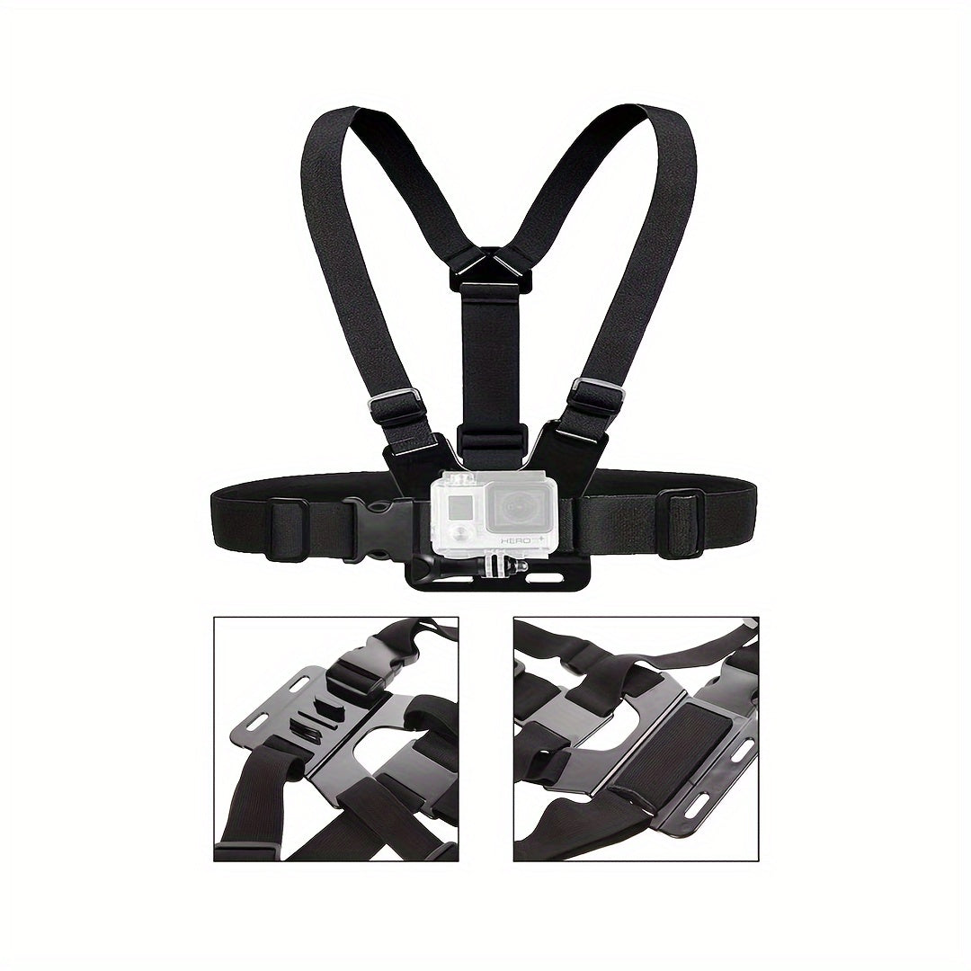 360° Rotating Action Camera Mount for Outdoor Adventures Compatible with Electric Scooters Mountain Bikes Motorcycles