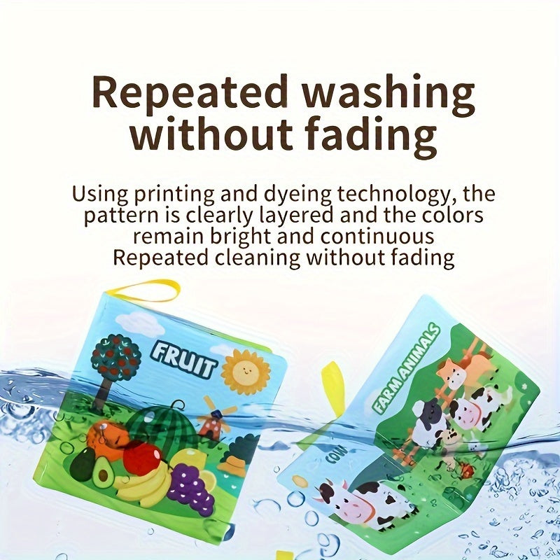 9 ta Bolalar Matbaa Kitoblari to'plami, O'quv Ob'ektlari uchun Erta Ta'lim Puzli, Yirtishdan Himoyalangan va Yuviladigan Palma Kitobi (4 varaq, har biri 8 sahifa)