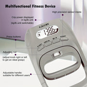 Digital Hand Dynamometer Grip Strength Meter LCD Display No Battery Needed