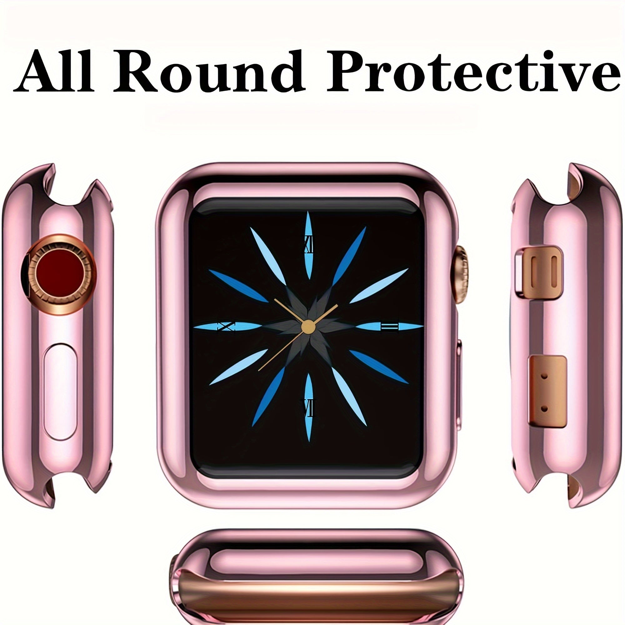 Full Cover TPU Smartwatch Case Set for Men and Women Compatible with Apple Watch Series 38mm 49mm Ultra Thin Scratch Resistant