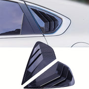 2Pcs Rear Side Window Shutter Sunshade Cover for Car Vent Trim