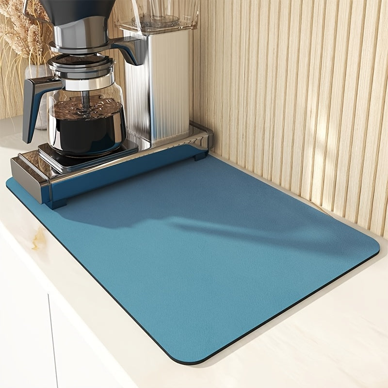Absorbent Non-Slip Coffee Maker Mat Kitchen Counter Protector