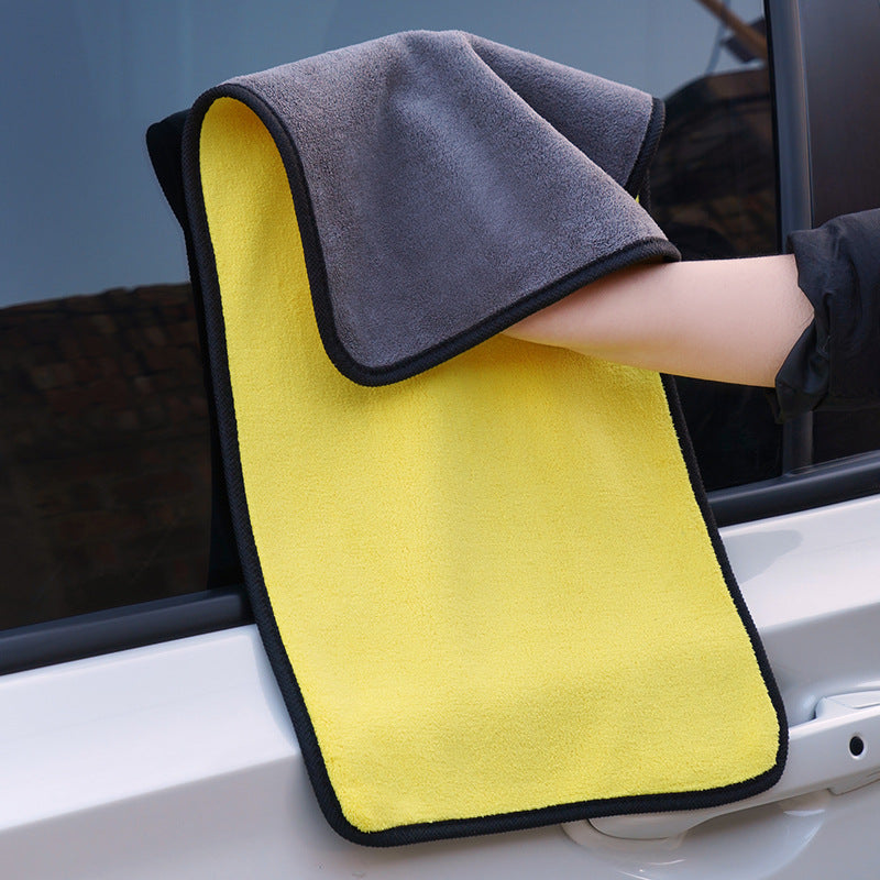 Double-Sided Microfiber Car Wash Towels Quick-Drying Absorbent Set